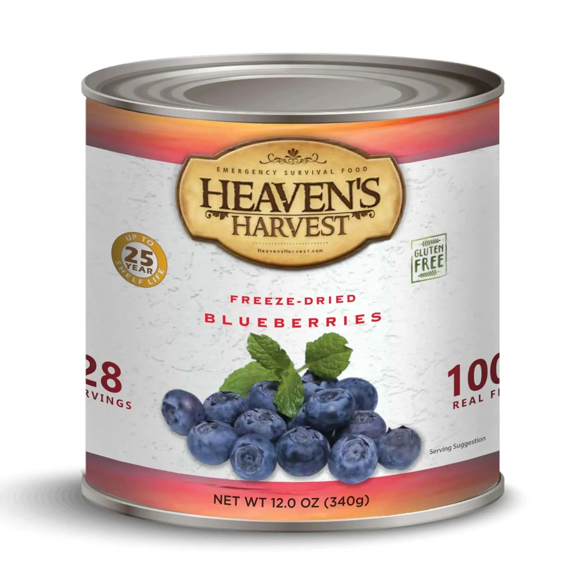 Heaven's Harvest Fruit Bundle, #10 Cans Fruit Bundle - #10 Cans for Long-Term Food Storage - 25 Year Shelf Life