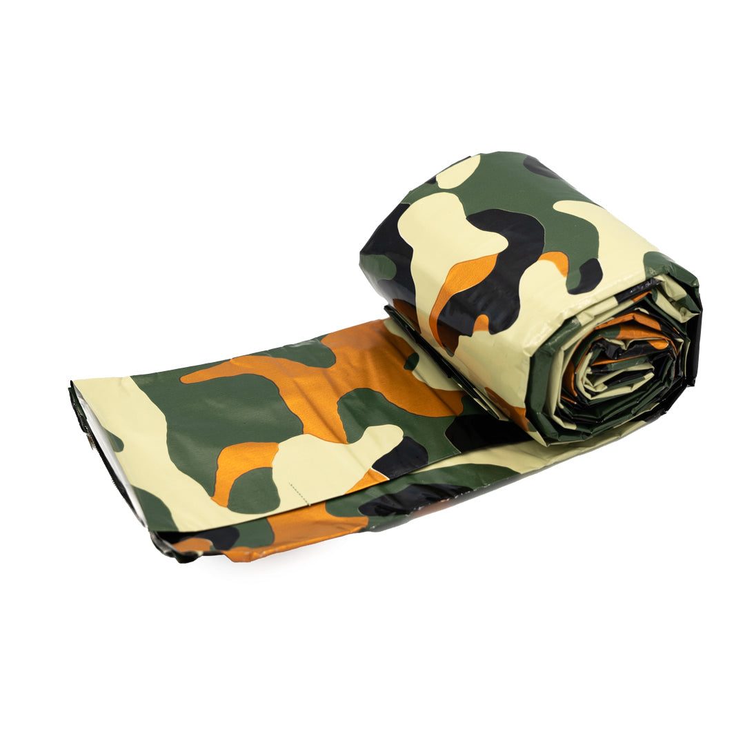 Tact Bivvy® 2.0 compact ultralight waterproof emergency sleeping bag with HeatEcho™ insulation and built-in whistle and paracord