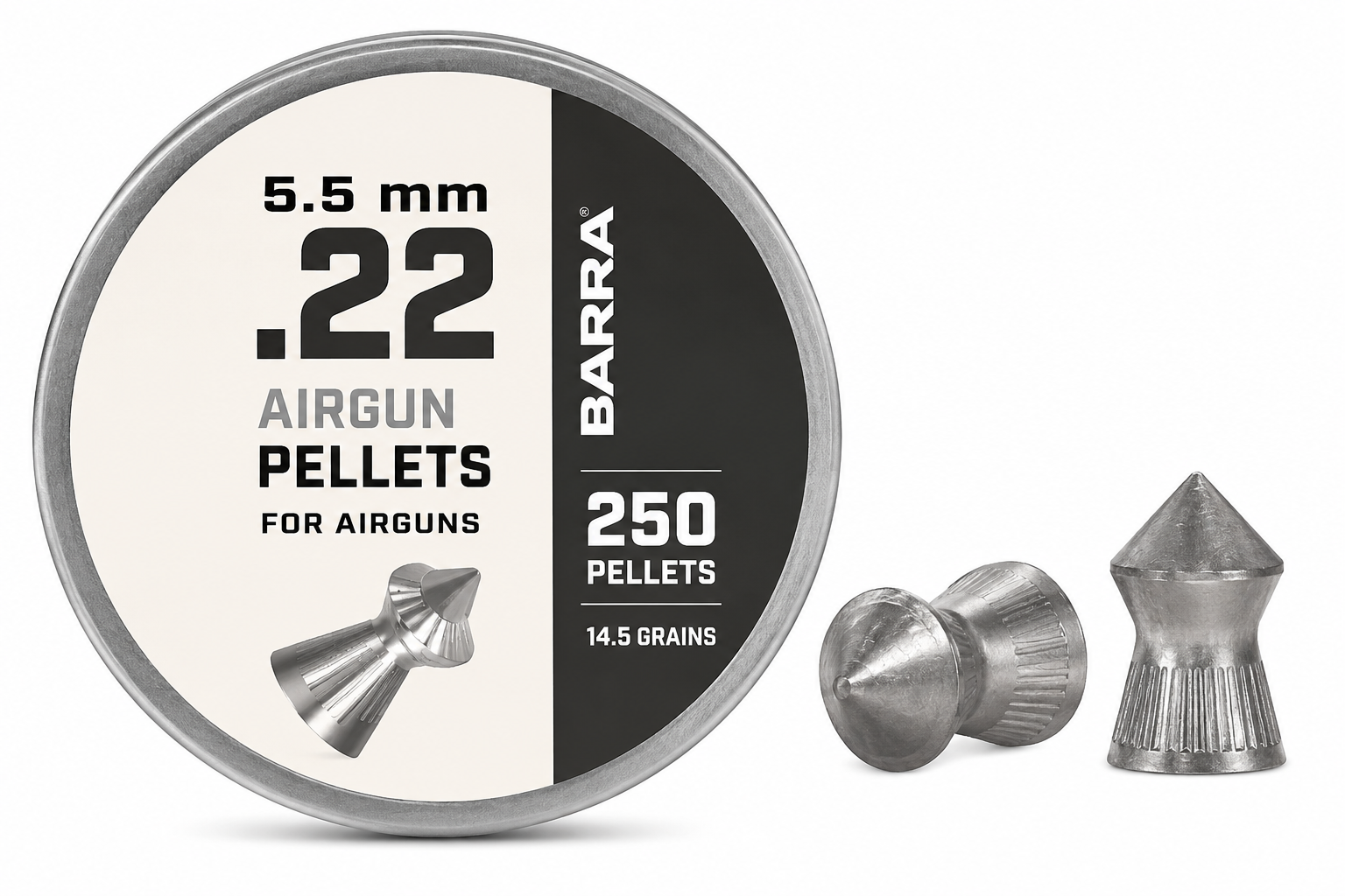 Barra Arlo Pointed Tip .177 Pellets - 250 Count