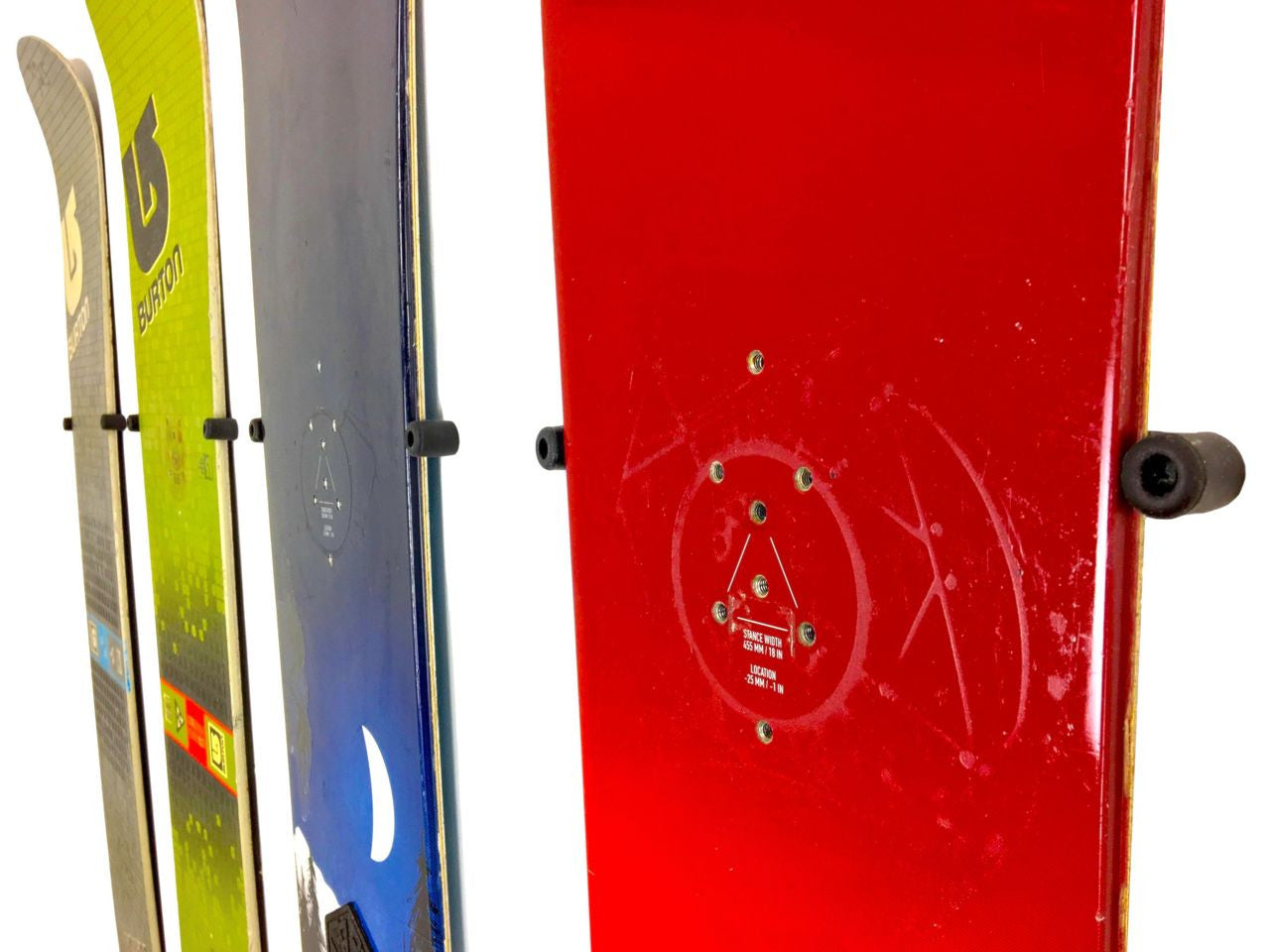 The Cinch Snowboard Display | Floating Rack | 2 Boards