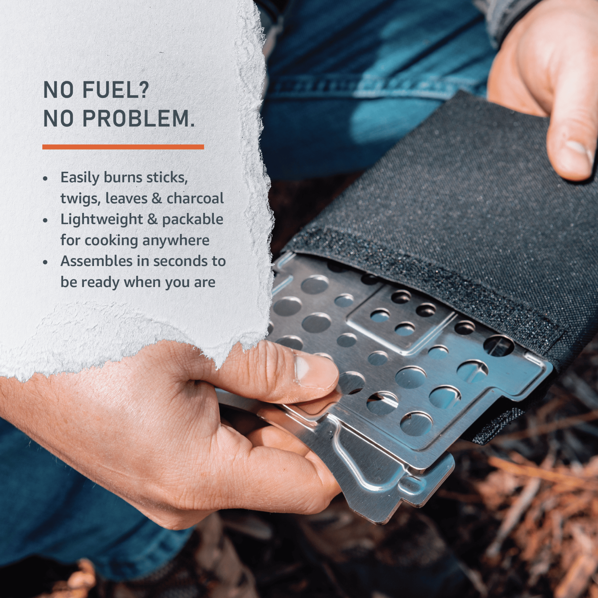 Emerge Survival Collapsible Mini Stove Collapsible Mini Stove - Portable Survival Stove for Camping & Emergencies