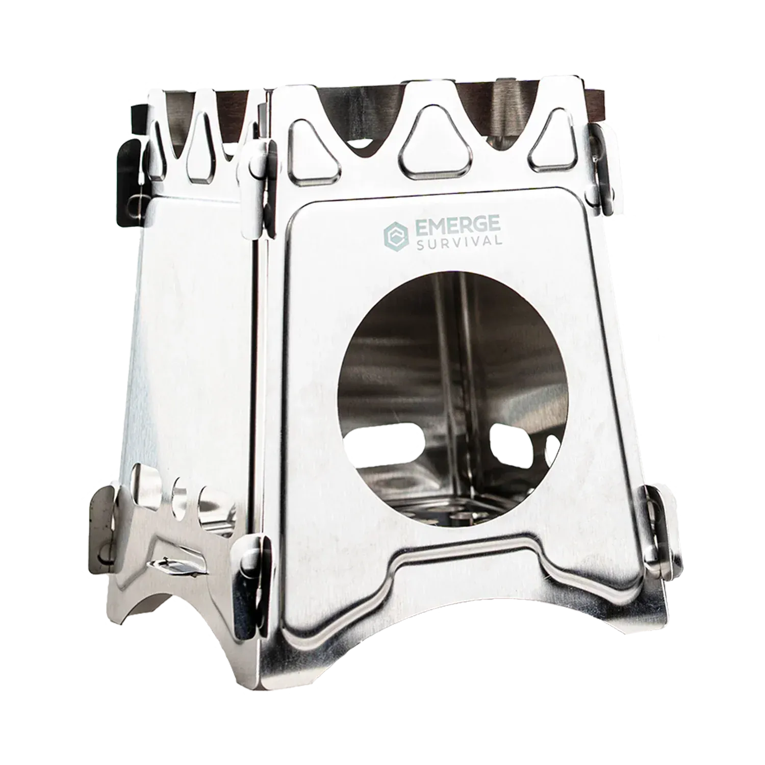 Emerge Survival Collapsible Mini Stove Collapsible Mini Stove - Portable Survival Stove for Camping & Emergencies