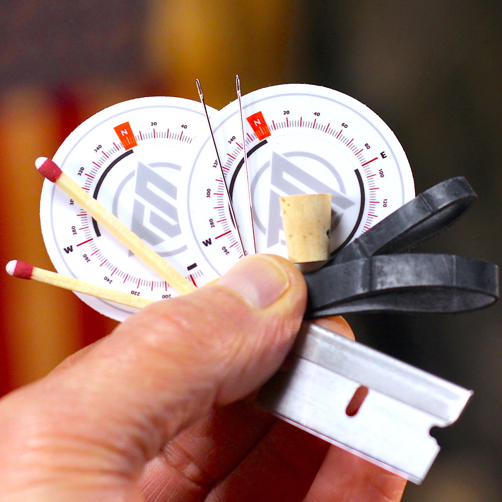 DIY - Water Bottle - Tiny Survival Compass Kit