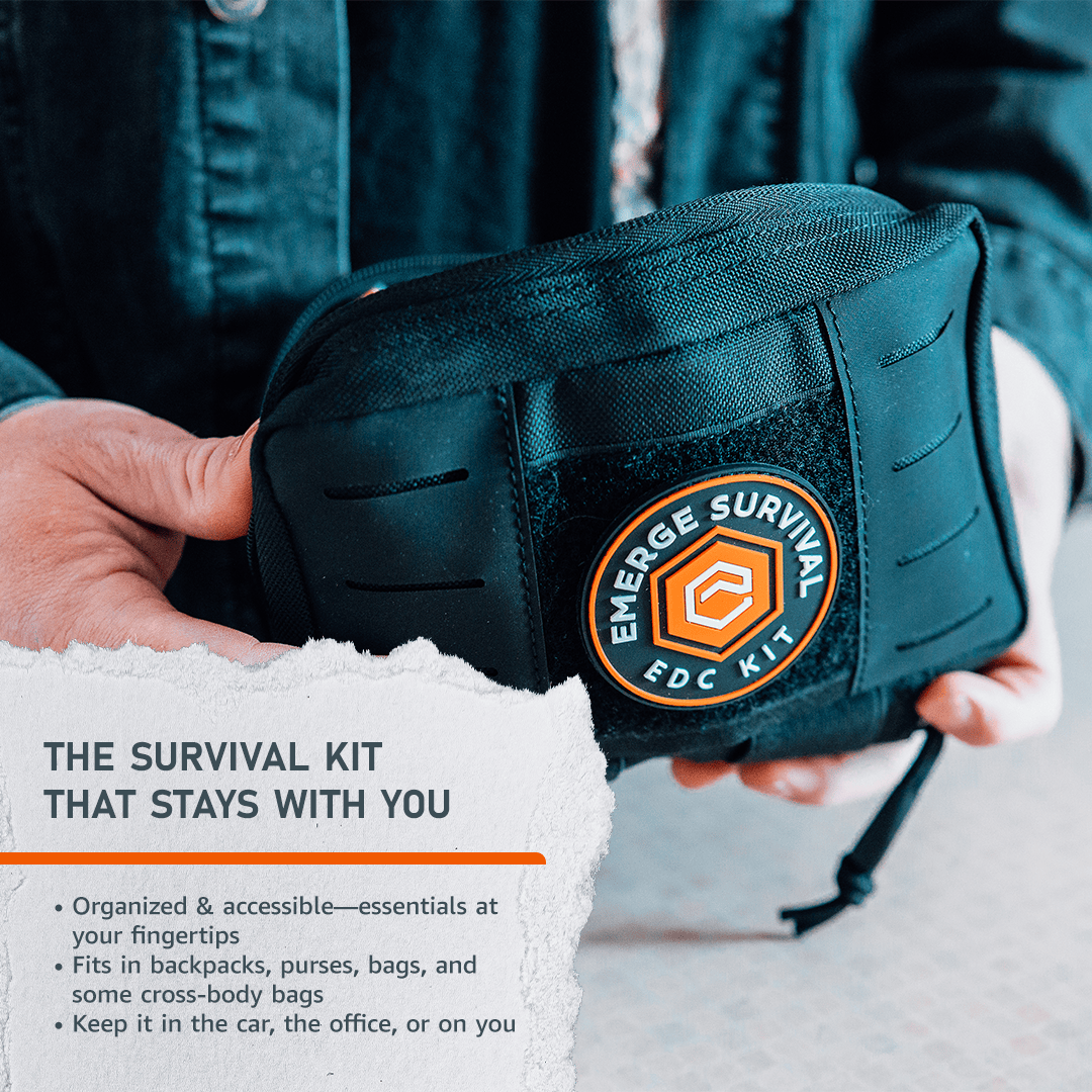 Emerge Survival Every Day Carry (EDC) Kit Every Day Carry (EDC) Kit | Compact Family Prep Essentials