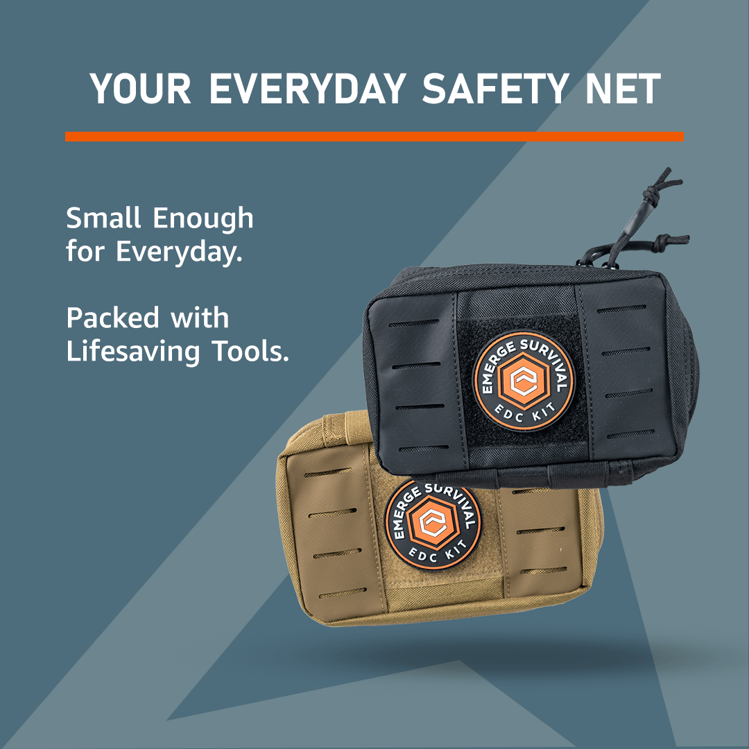 Emerge Survival Every Day Carry (EDC) Kit Every Day Carry (EDC) Kit | Compact Family Prep Essentials