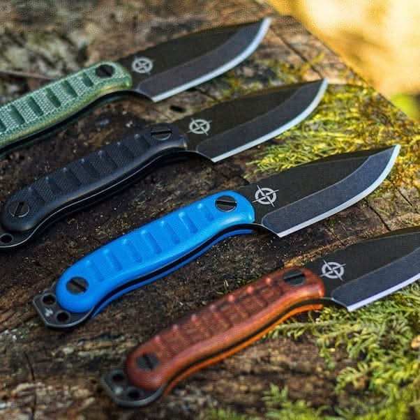 MSK-1 Mini EDGE X durable everyday carry knife with field removable handles and versatile sheath options