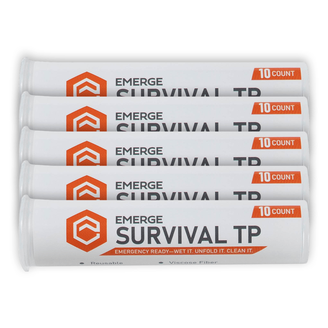 Emerge Survival Emerge Survival Toilet Paper Emerge Survival Toilet Paper - Compact, Biodegradable & Durable