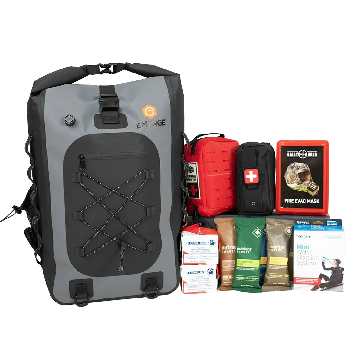 Emerge Survival Evacuation Bag Family Evacuation Bag | 72-Hour Go-Bag for 1-2 People