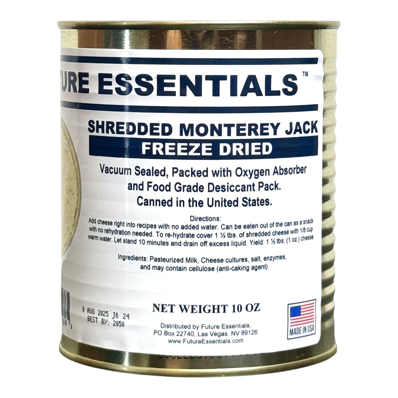 Future Essentials Freeze Dried Shredded Monterey Jack Cheese