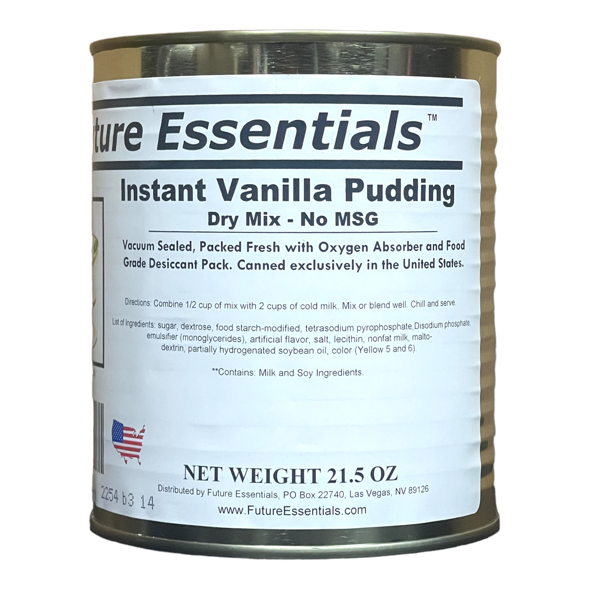 Future Essentials Instant Vanilla Pudding