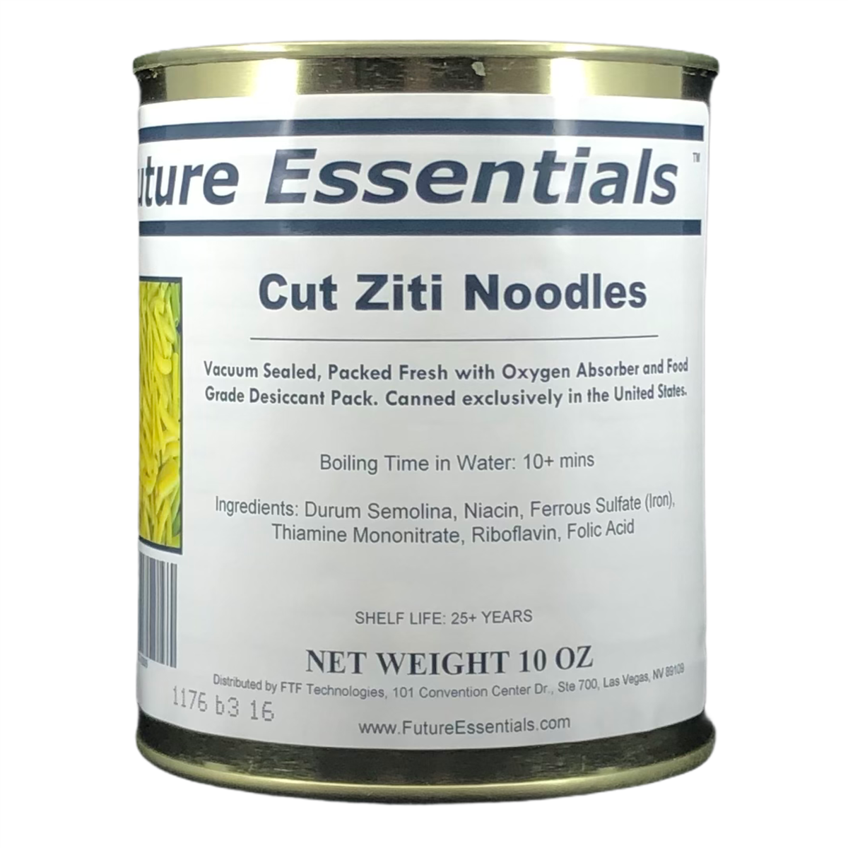Future Essentials Cut Ziti Pasta Noodles