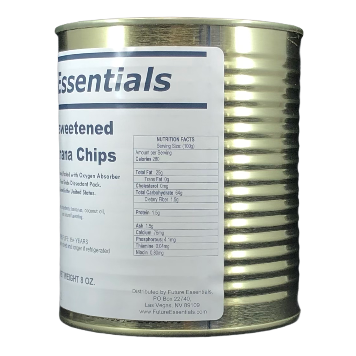 Future Essentials Dehydrated Unsweetened Banana Chips