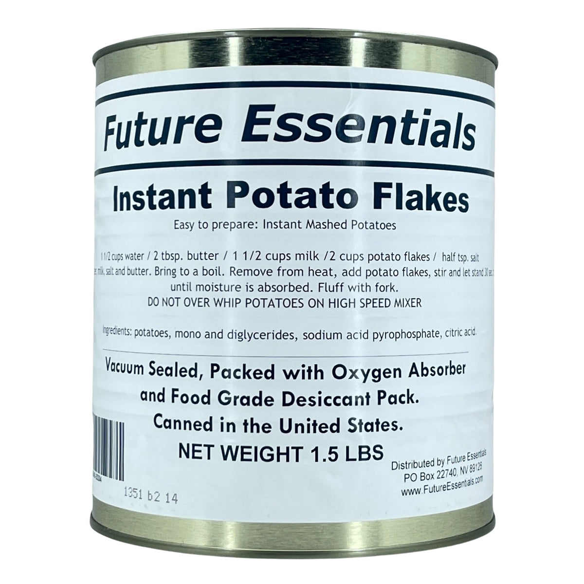 Future Essentials Dehydrated Instant Potato Flakes