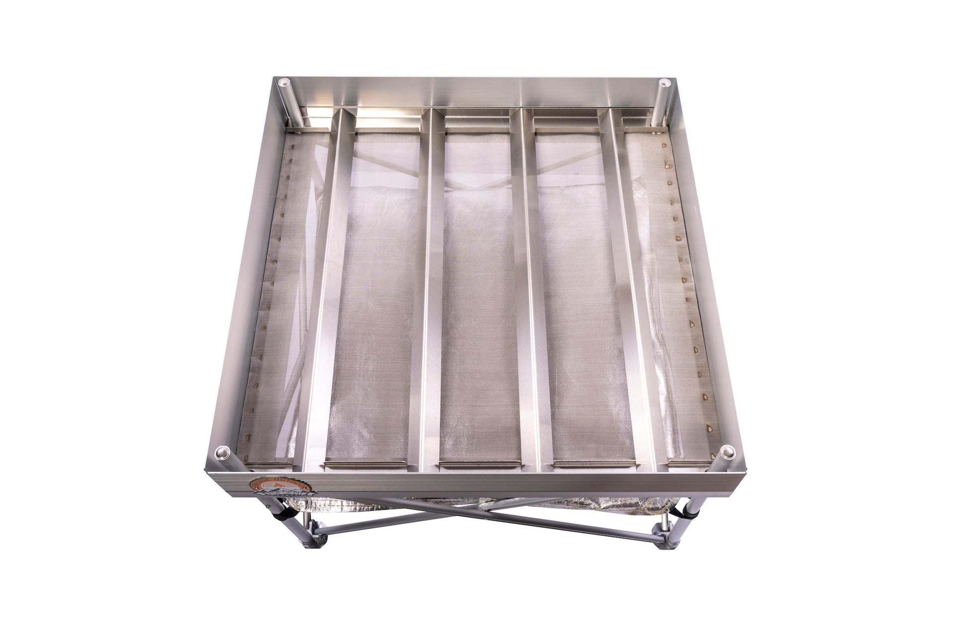 Frontier Grates Dutch Oven Accessory for 24" Pop-Up Pit made of durable 304 stainless steel for outdoor campfire cooking