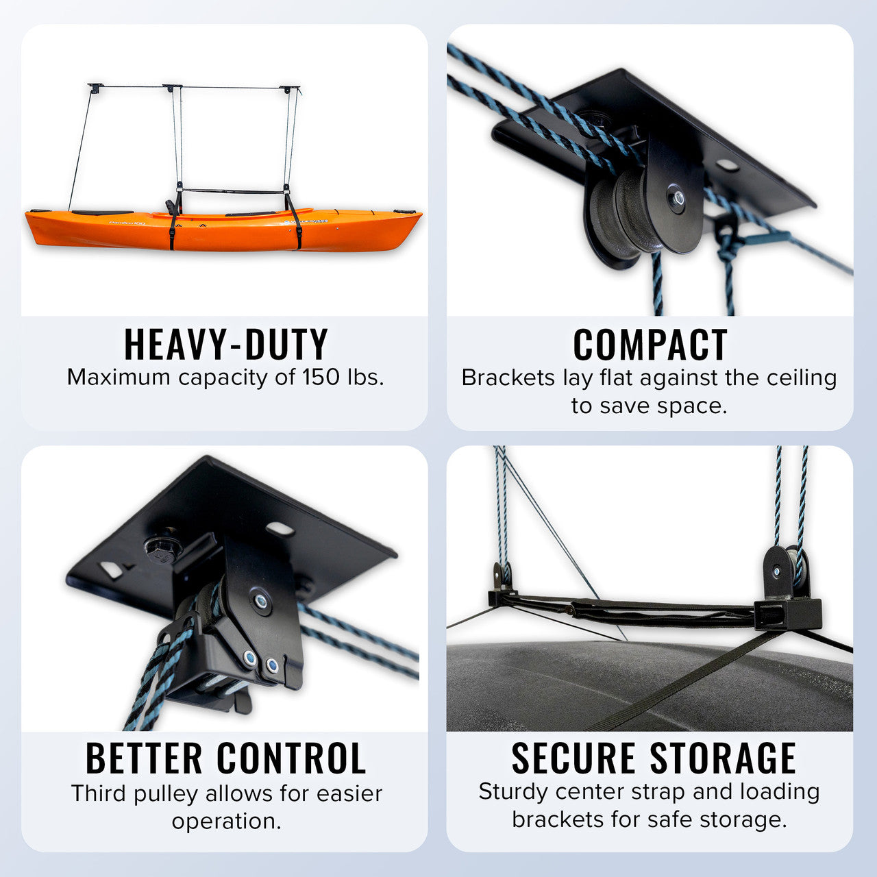 EasyLift Cargo Box Hoist | Holds up to 150 lbs