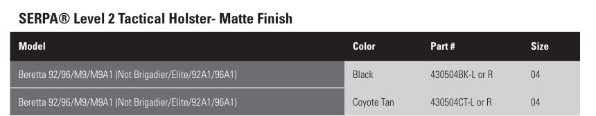 BlackHawk - 430504CT-R - Pistol Holster