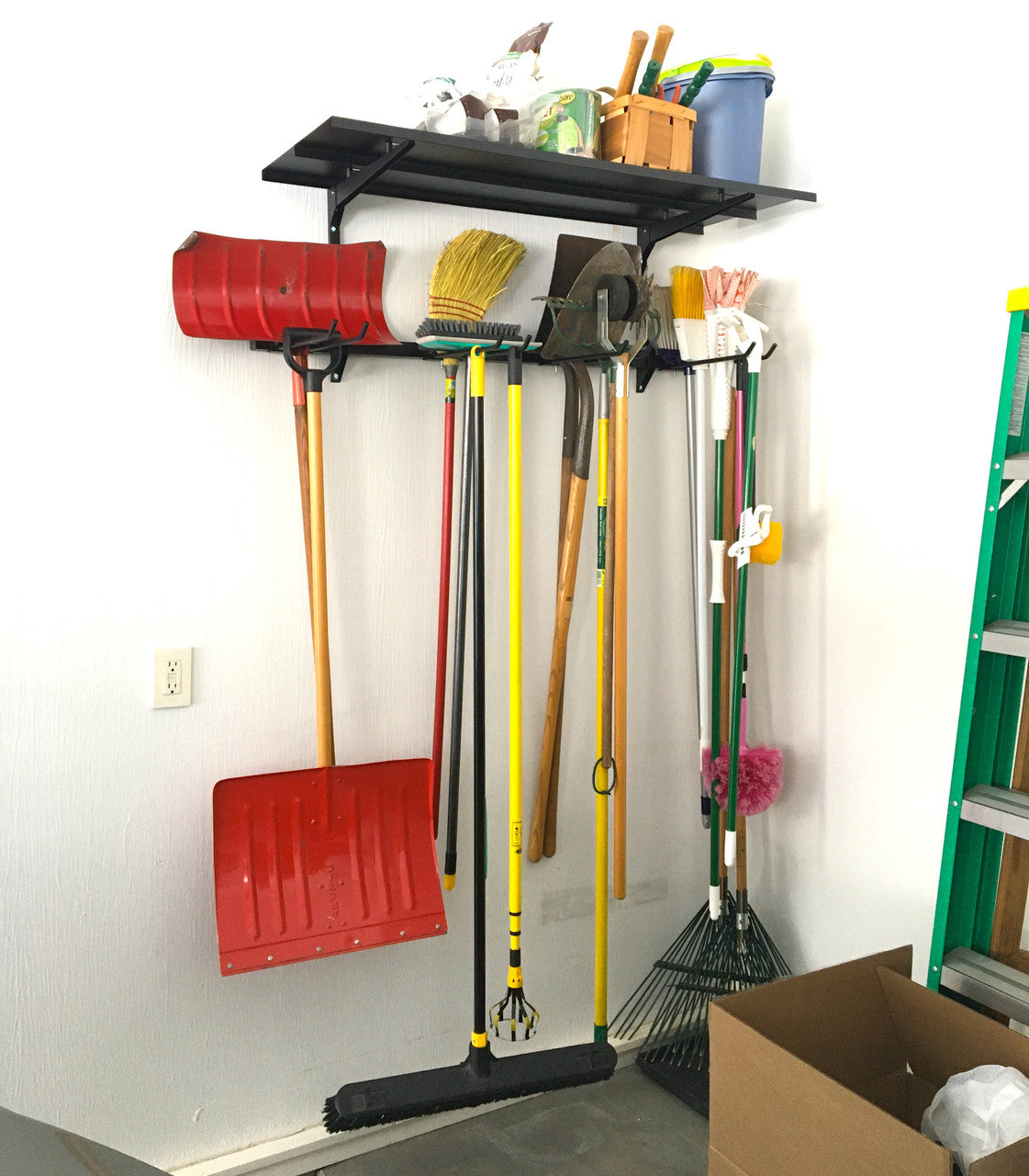 G-Tool + Shelf | Adjustable Wall Storage System | Holds 300 lbs