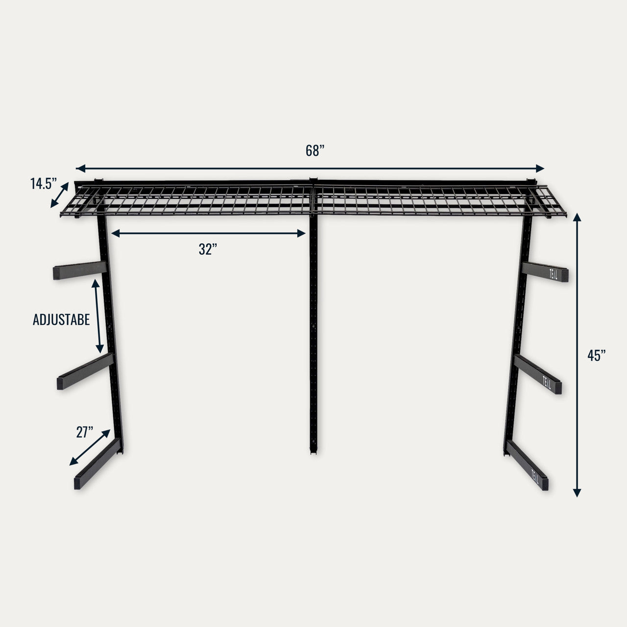 G-Watersport Pro | Adjustable Wall Storage System | Holds 500 lbs