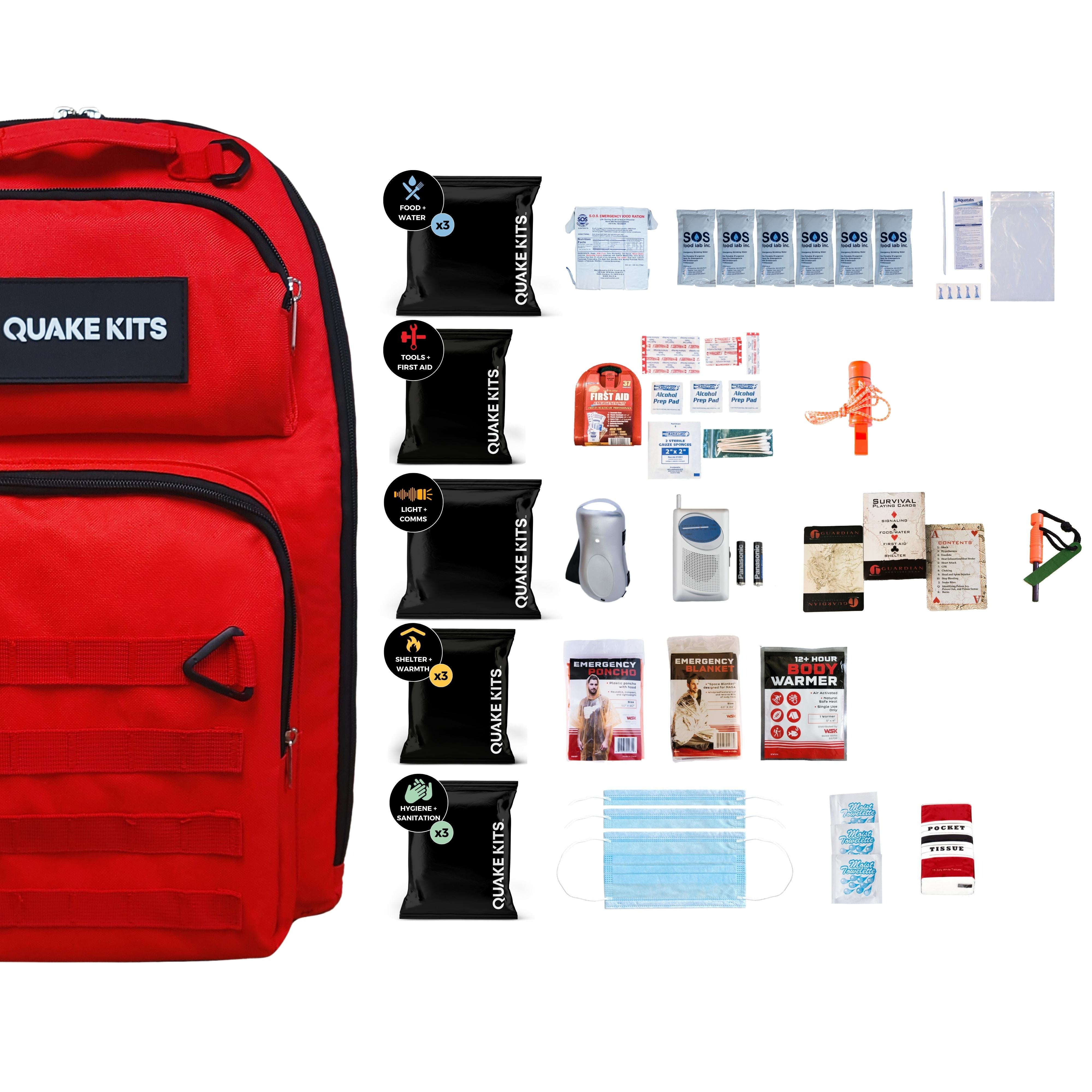 Prepared Survival Kit - Emergency & Disaster Go Bag