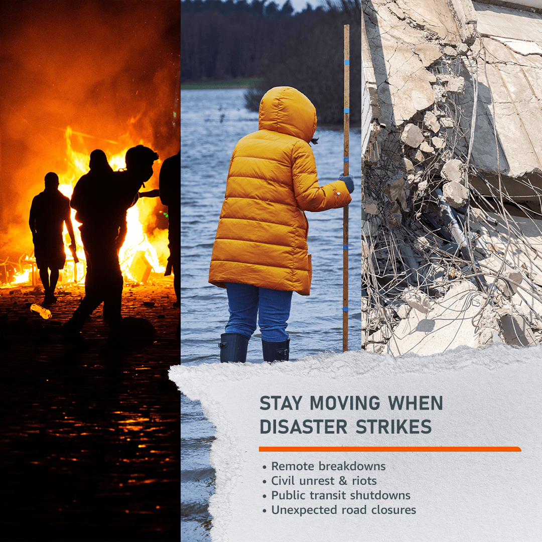 Emerge Survival Emergency Kit Get Home Bag | Emergency Survival Backpack for Getting Home During a Crisis Family Get Home Bag | 24-Hour Get-Home Kit, 44 Items