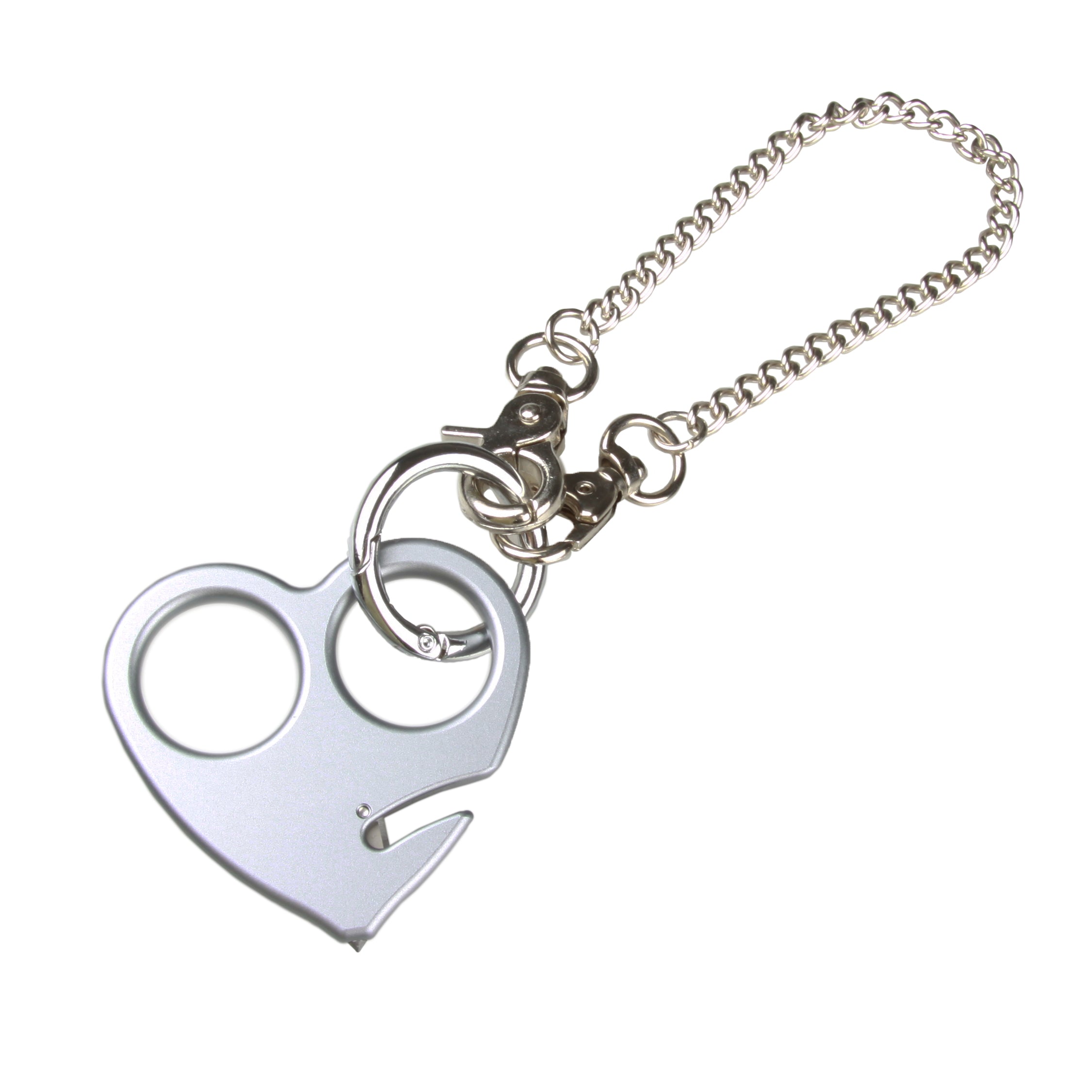 Emergency Escape Tool keychain with glass breaker and seat belt cutter for car safety