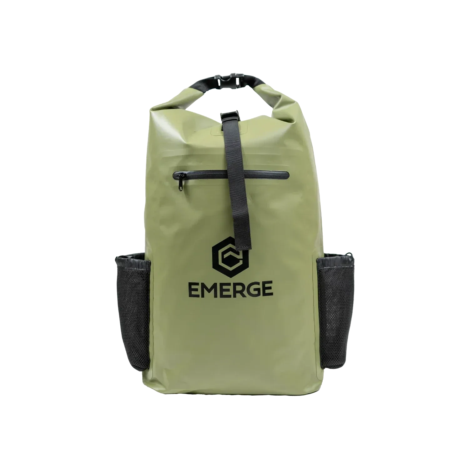 30L Olive Heavy Duty Dry Bag with adjustable straps, waterproof and durable for outdoor use