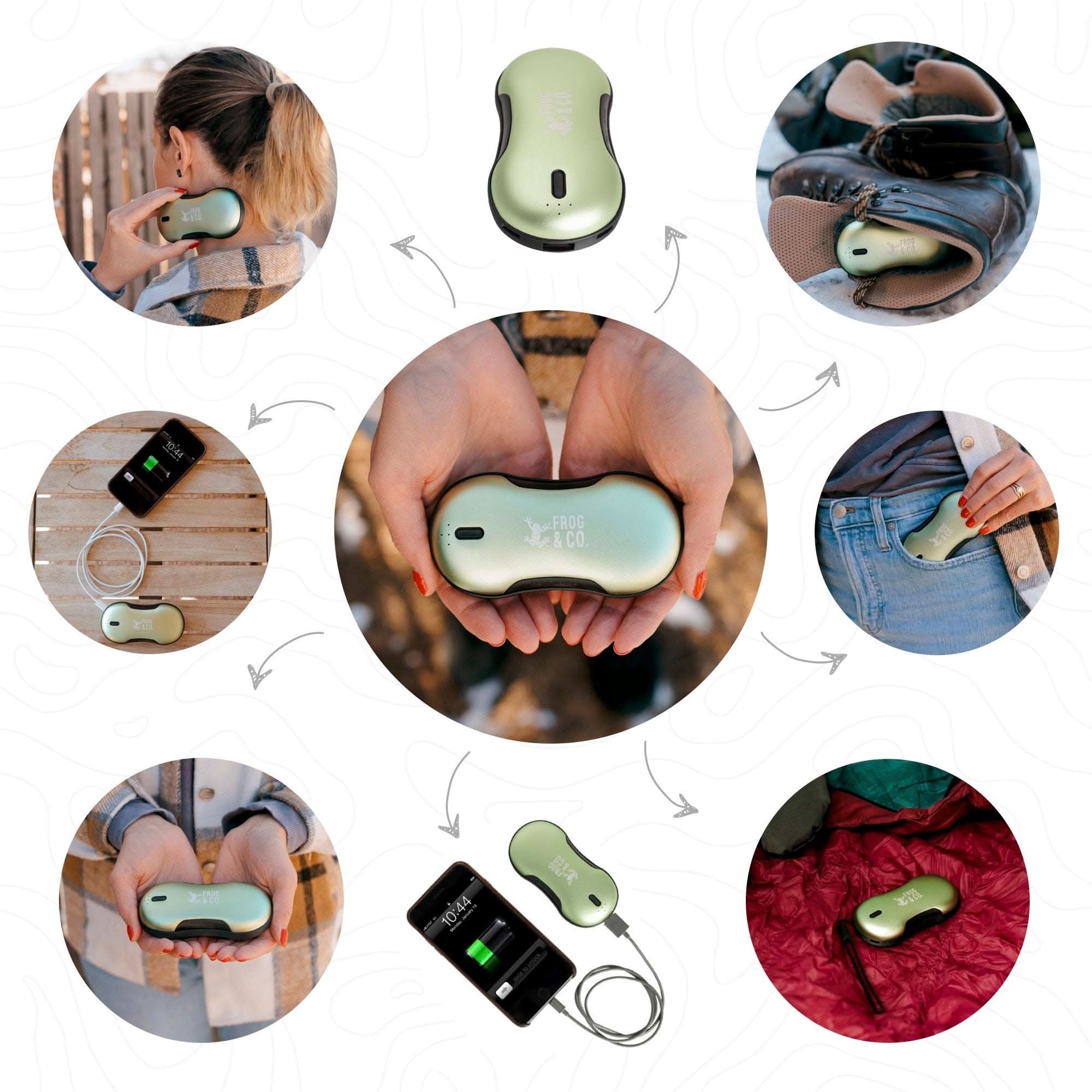 Survival Frog ENERGY & POWER QuickHeat Rechargeable HandWarmer Pro QuickHeat Rechargeable HandWarmer Pro - Powerful, Long-Lasting Heat