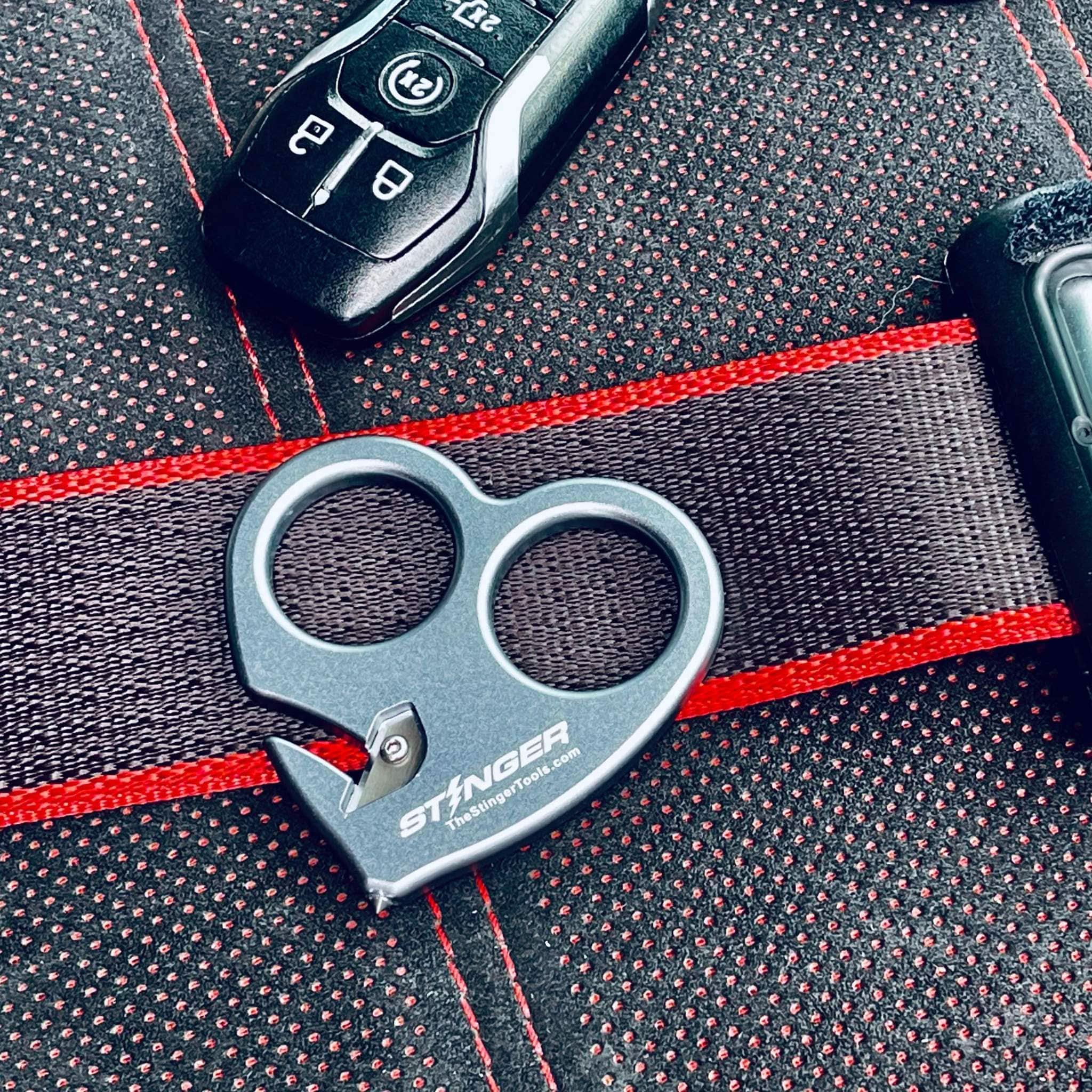 Stinger Survival Tools Emergency Escape Tool Emergency Escape Tool Keychain Emergency Escape Tool Keychain - Car Emergency Window Breaker & Seat Belt Cutter