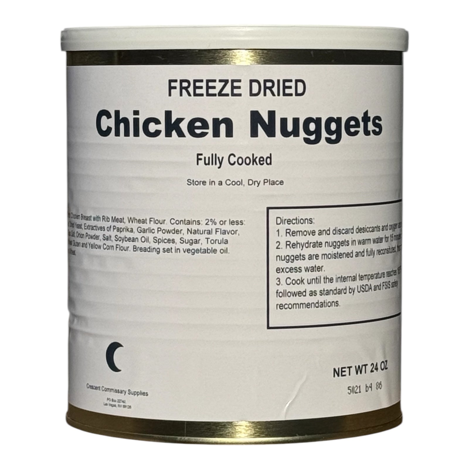 Military Surplus Freeze Dried Fully Cooked Chicken Nuggets