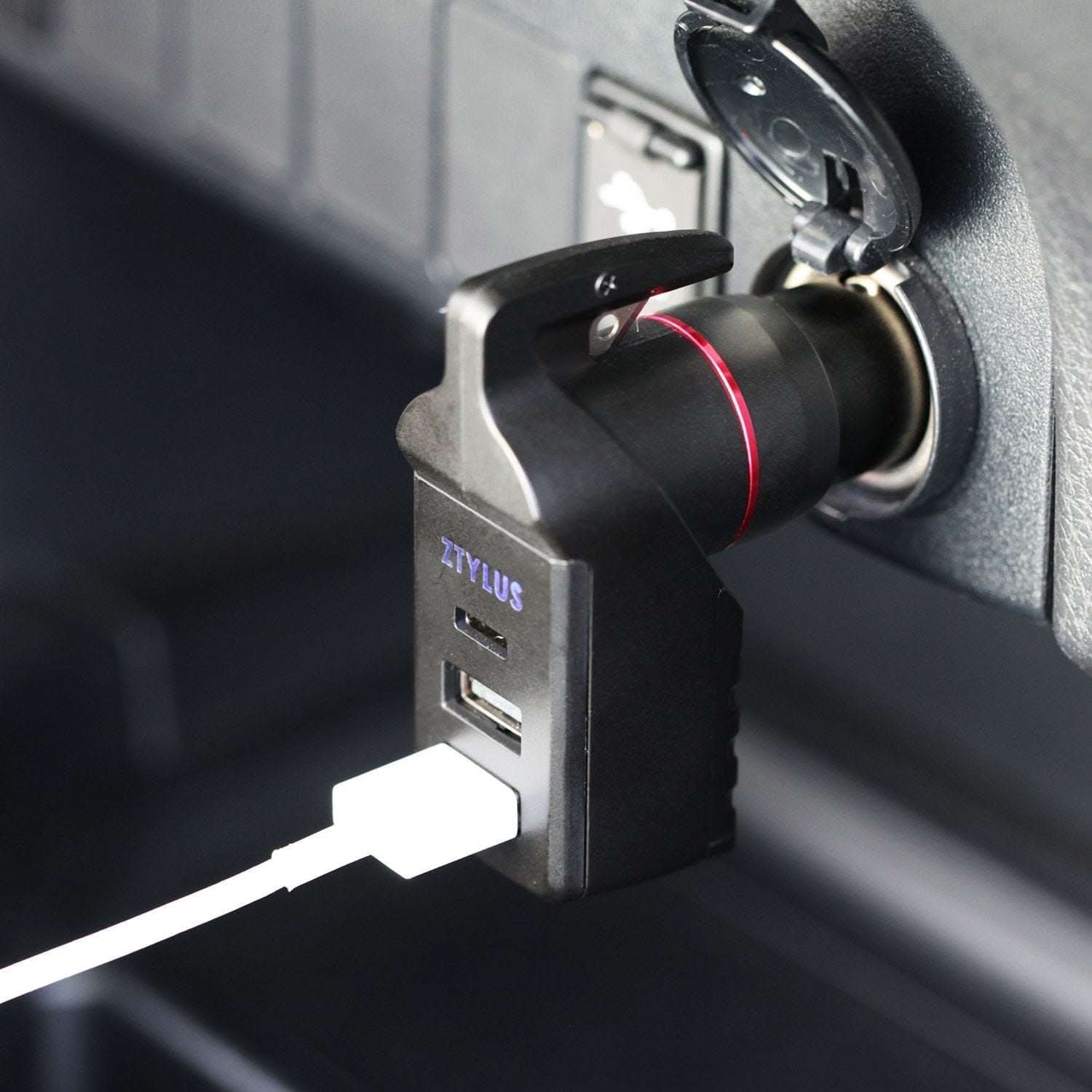 Stinger Survival Tools Emergency Escape Tool USB Car Charger Emergency Tool Type-C ( Black) USB Car Charger Emergency Tool Type-C - Compact Safety & Charging Solution