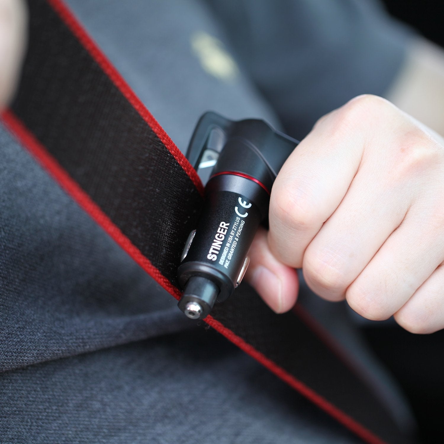 USB Car Charger Emergency Tool With Single Cigarette Lighter Connection