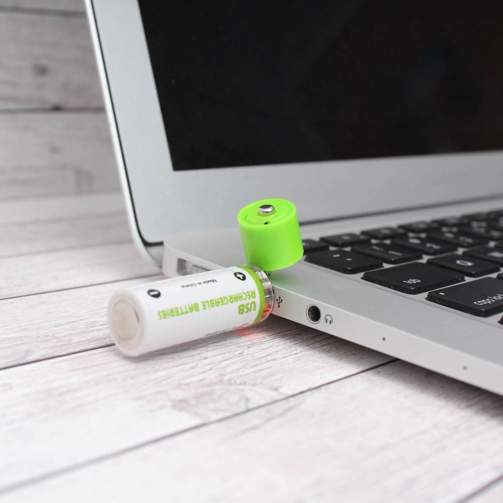 Survival Frog ENERGY & POWER USB Rechargeable AA Batteries USB Rechargeable AA Batteries - Easy, Cost-Effective Power Solution