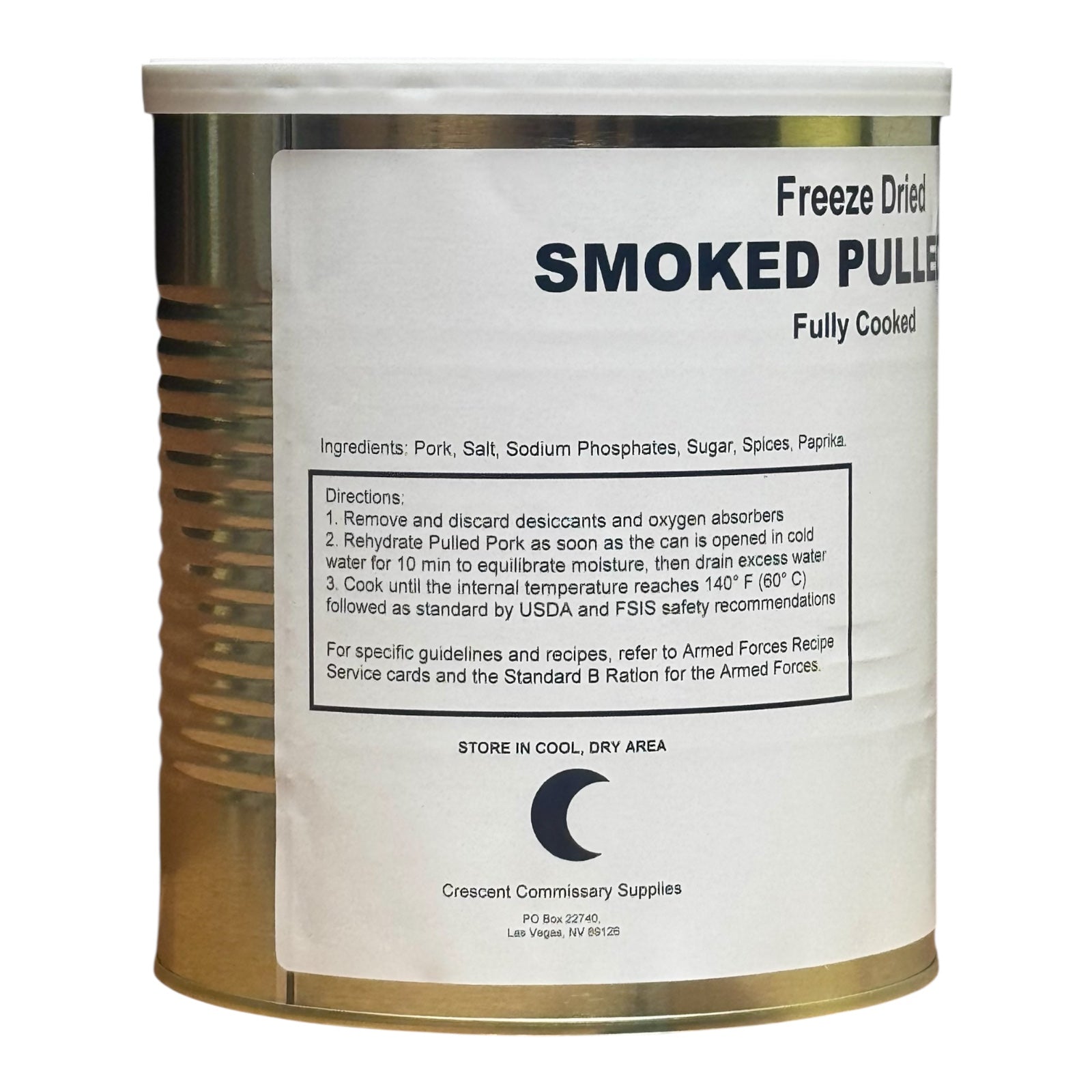 Military Surplus Freeze Dried Pulled Pork