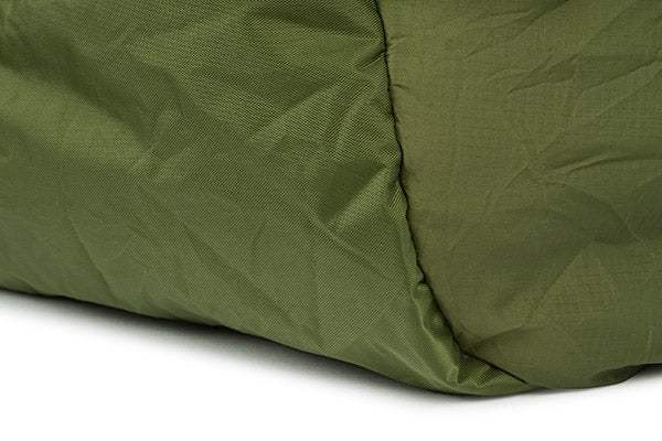 Recon 4 Sleeping Bag military style insulated lightweight mummy sleeping bag in olive green with waterproof nylon shell and compression sack