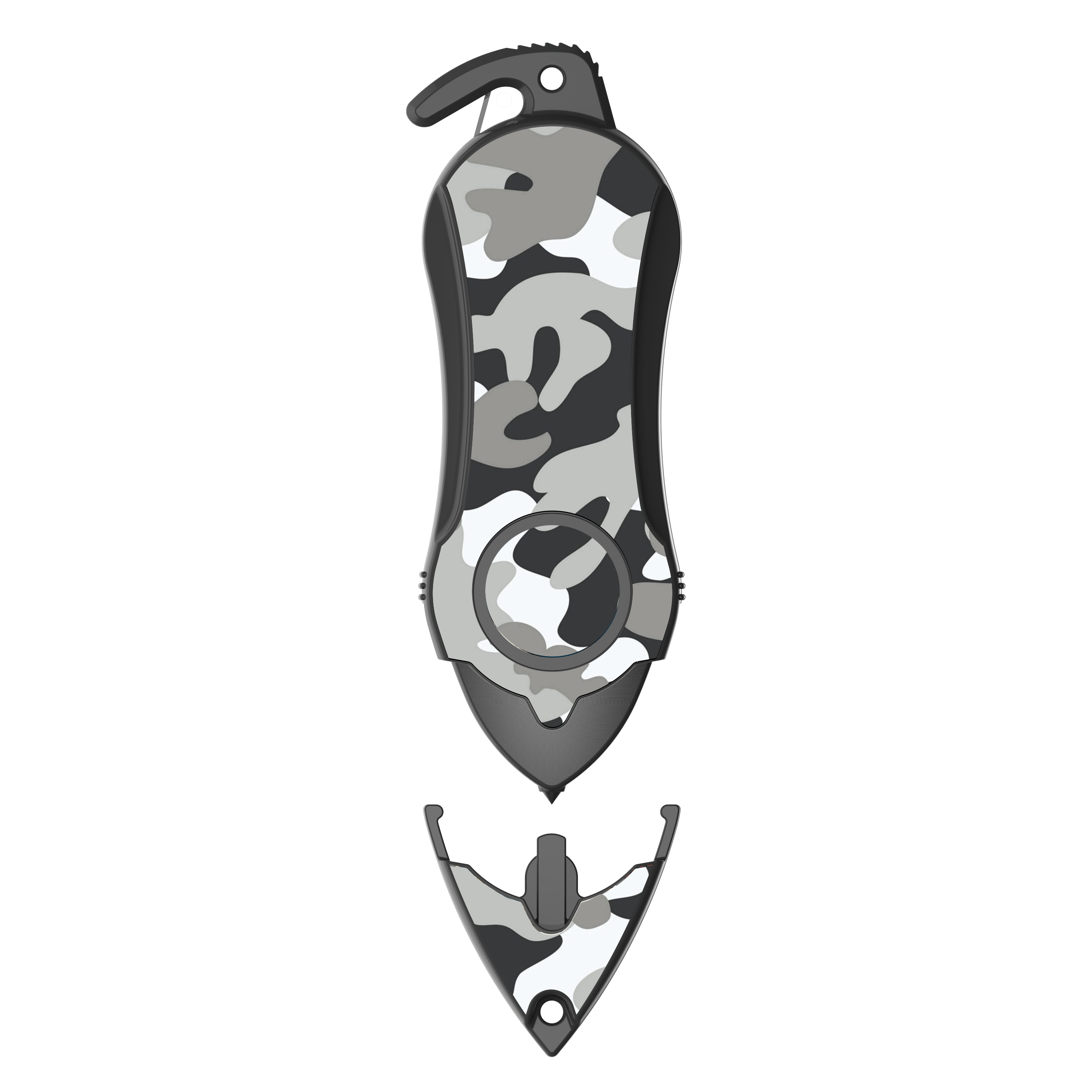 Stinger Survival Tools Emergency Escape Tool Personal Alarm Keychain Safety Emergency Tool (Camouflage Black) Personal Alarm Keychain Safety Tool - Camo Black | Stinger