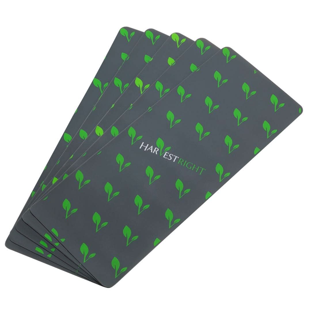 Set of 5 medium heat-resistant silicone mats for freeze dryer trays, non-stick and reusable