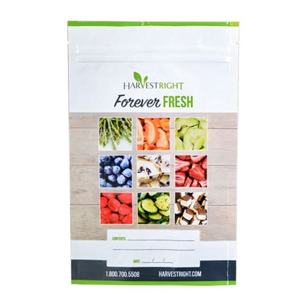50-pack 6x9.75 inch resealable Mylar bags for food storage and preservation
