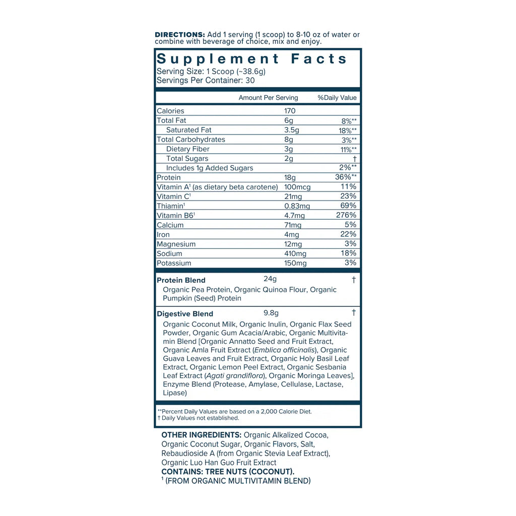 Organifi Complete Chocolate Protein - 1 Pouch