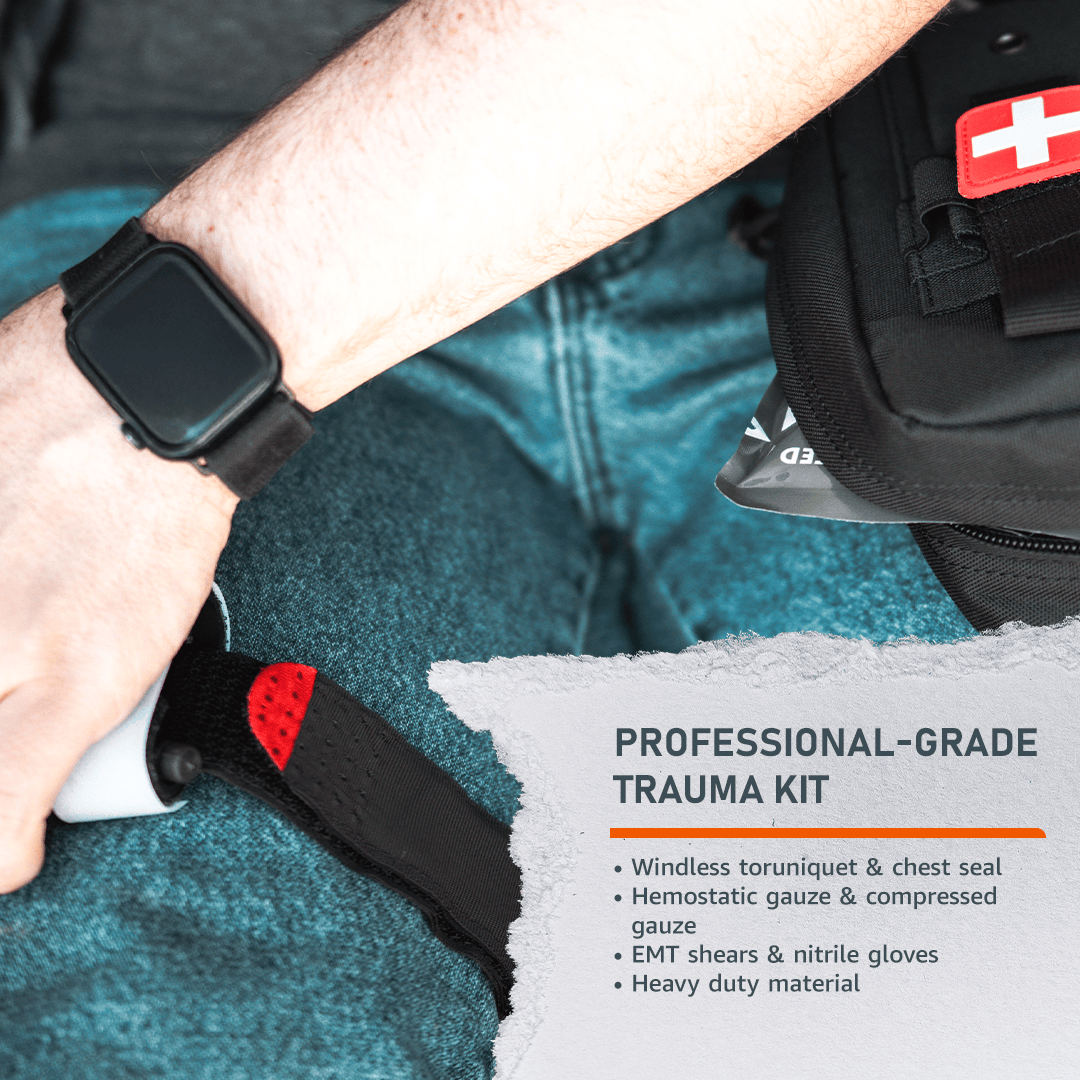 Emerge Survival On-Hand First Aid Kit (OHFAK) On-Hand First Aid Kit - Compact & Life-Saving Emergency Preparedness
