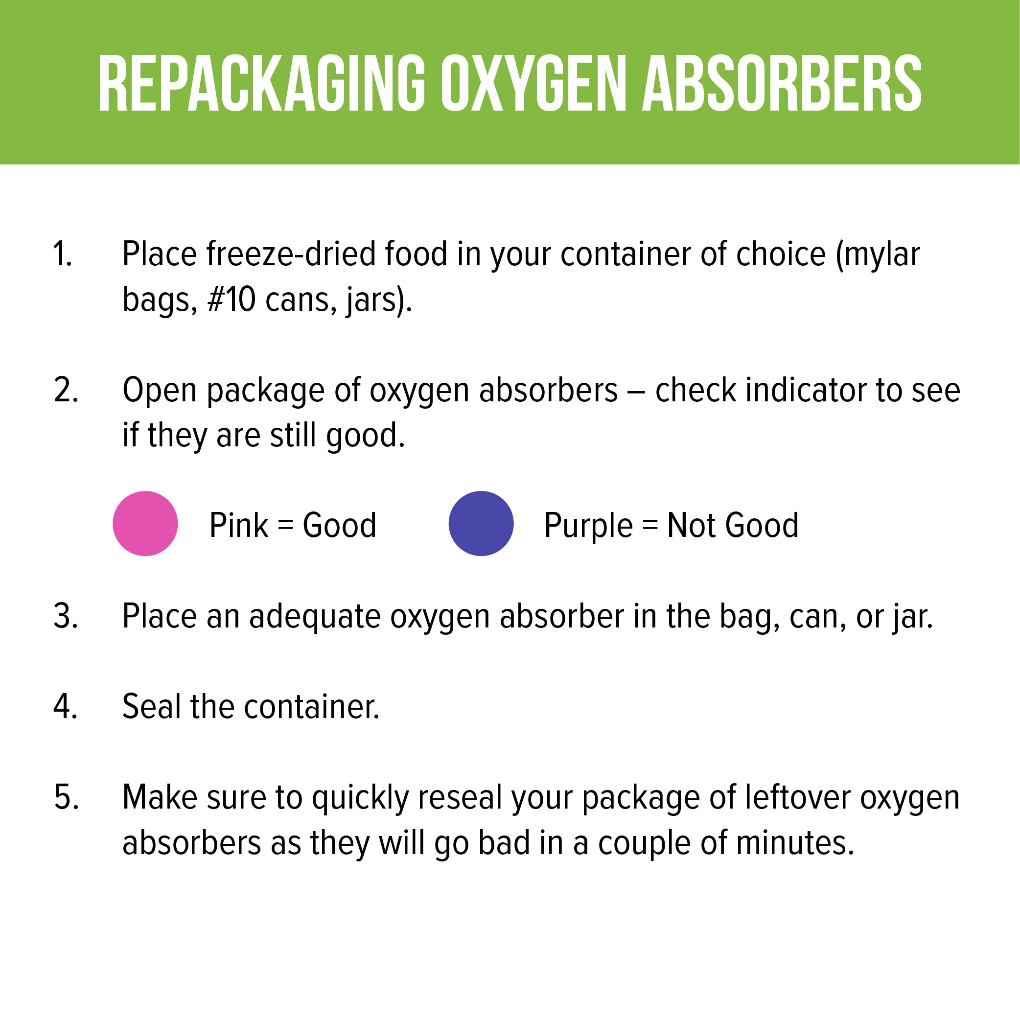 50-pack Oxygen Absorbers