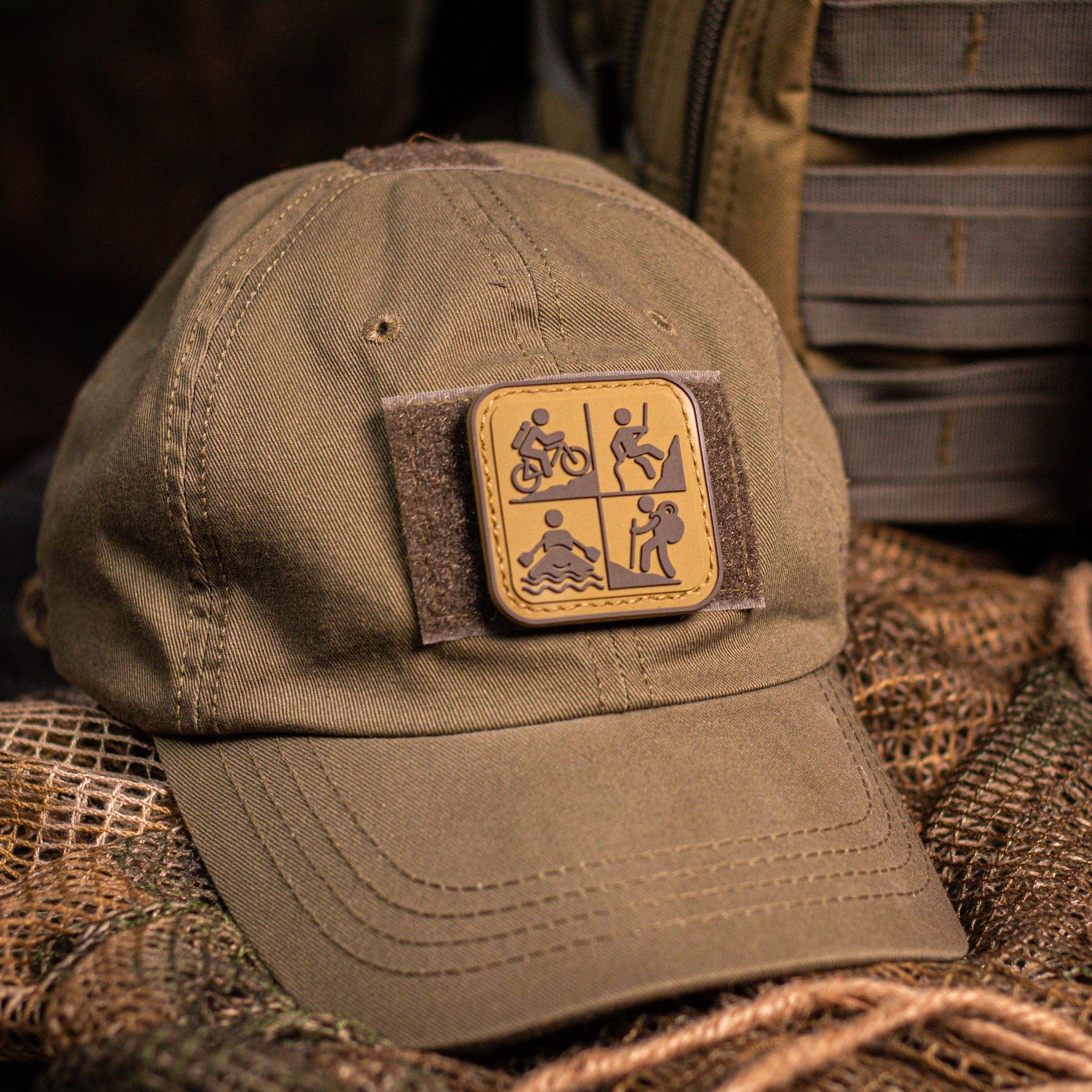 Adventure Sports Patch: Desert Tan