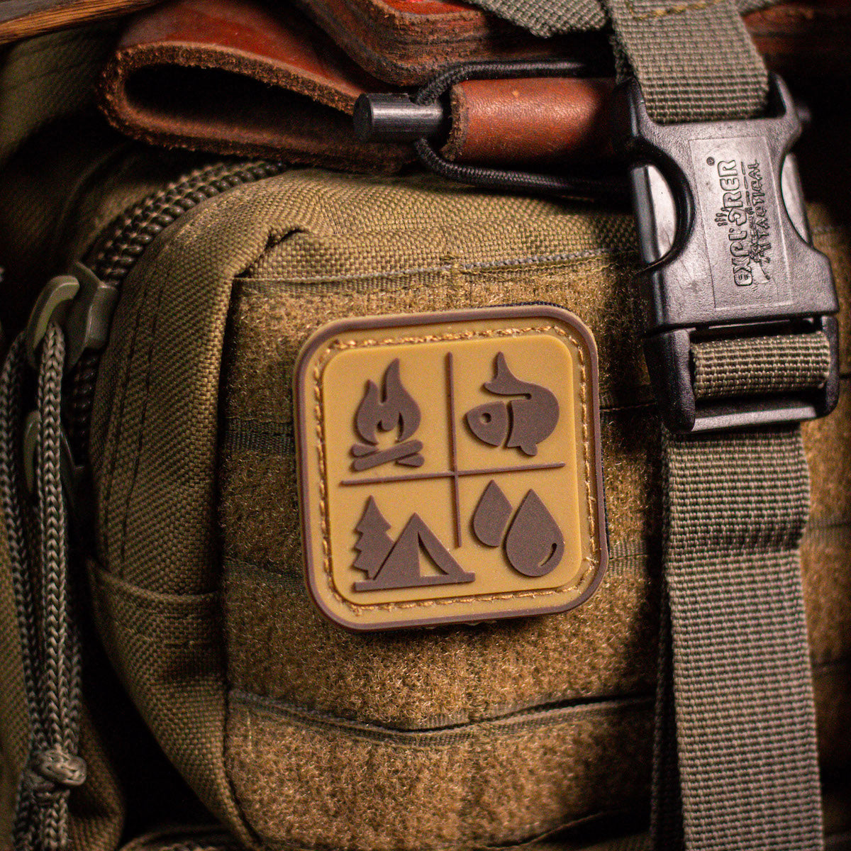 Bow Hunter Patch: Desert Tan