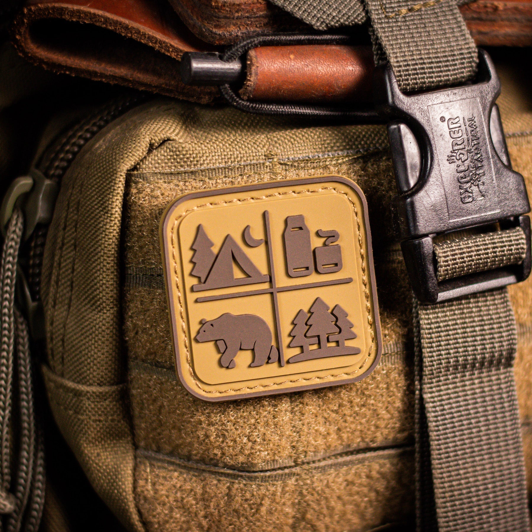 Bow Hunter Patch: Desert Tan