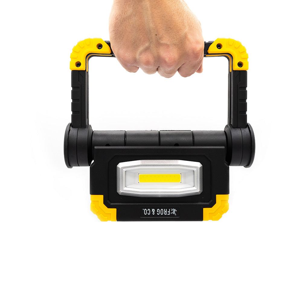 360 Degree Portable LED Worklight with foldable panels and USB power bank