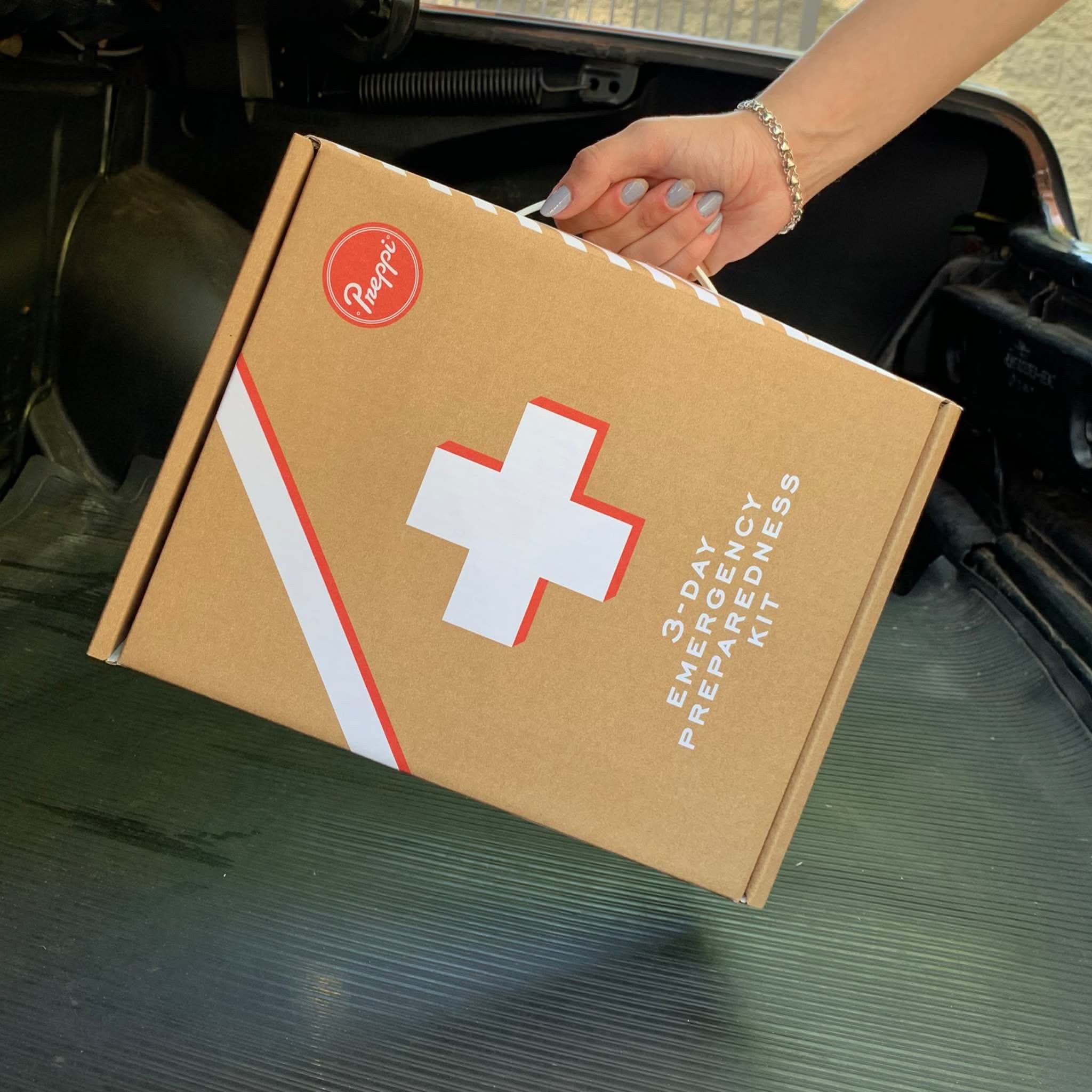 Preppi Emergency Kit Preppi | GoBox | 3-Day Kit Preppi GoBox | Compact Emergency Kit for 1-Person - Long Weekend Sale