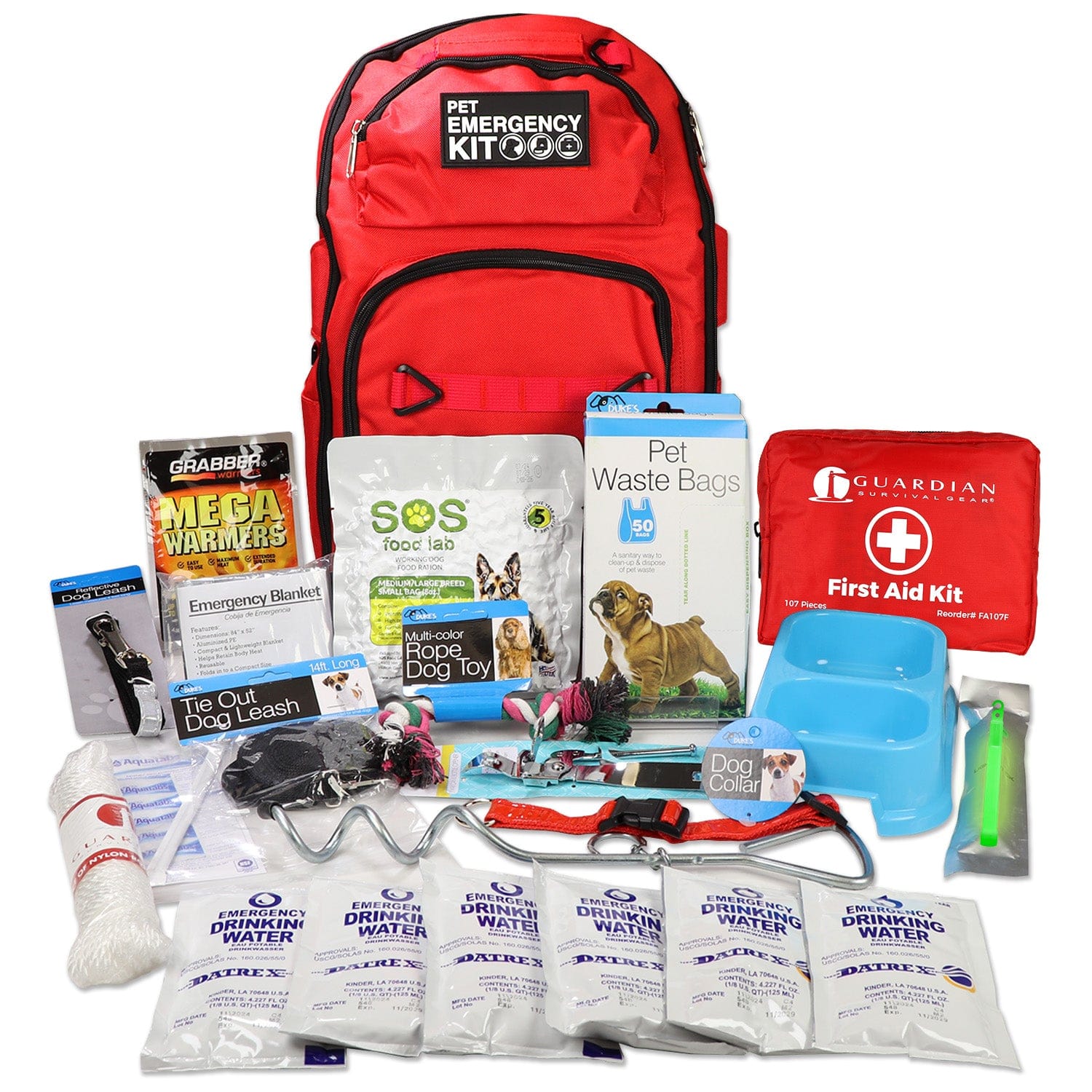 quakekits.com Specialized Kits Dog Survival Kit - Deluxe Canine Survival Go-Bag Dog Survival Kit - Deluxe Canine Survival Go-Bag
