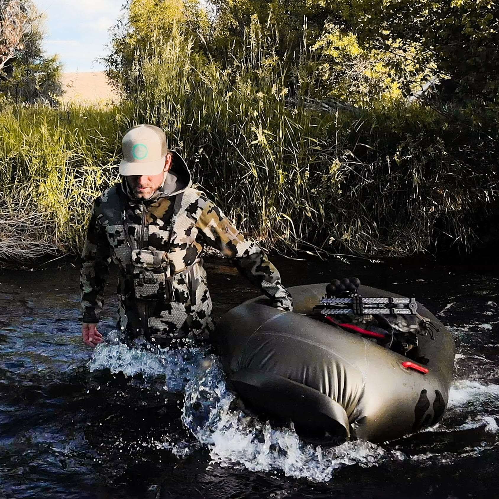 Uncharted Supply Company Raft Rapid Raft Rapid Raft - Ultra-Light, Packable Watercraft for Adventure & Emergency