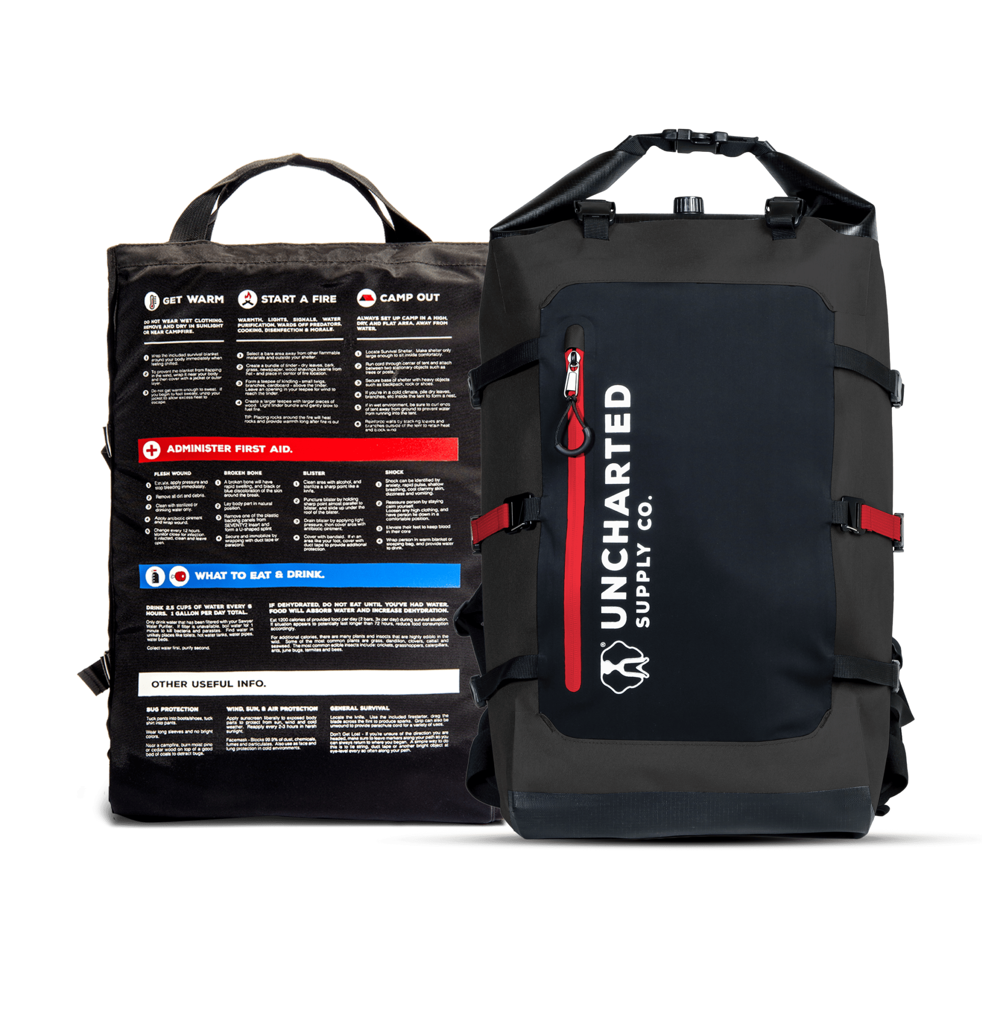Uncharted Supply Company Survival Kits THE SEVENTY2.0® Pro Survival System Seventy2 Pro Survival System - Professional 72-Hour Emergency Kit for Disaster Preparedness