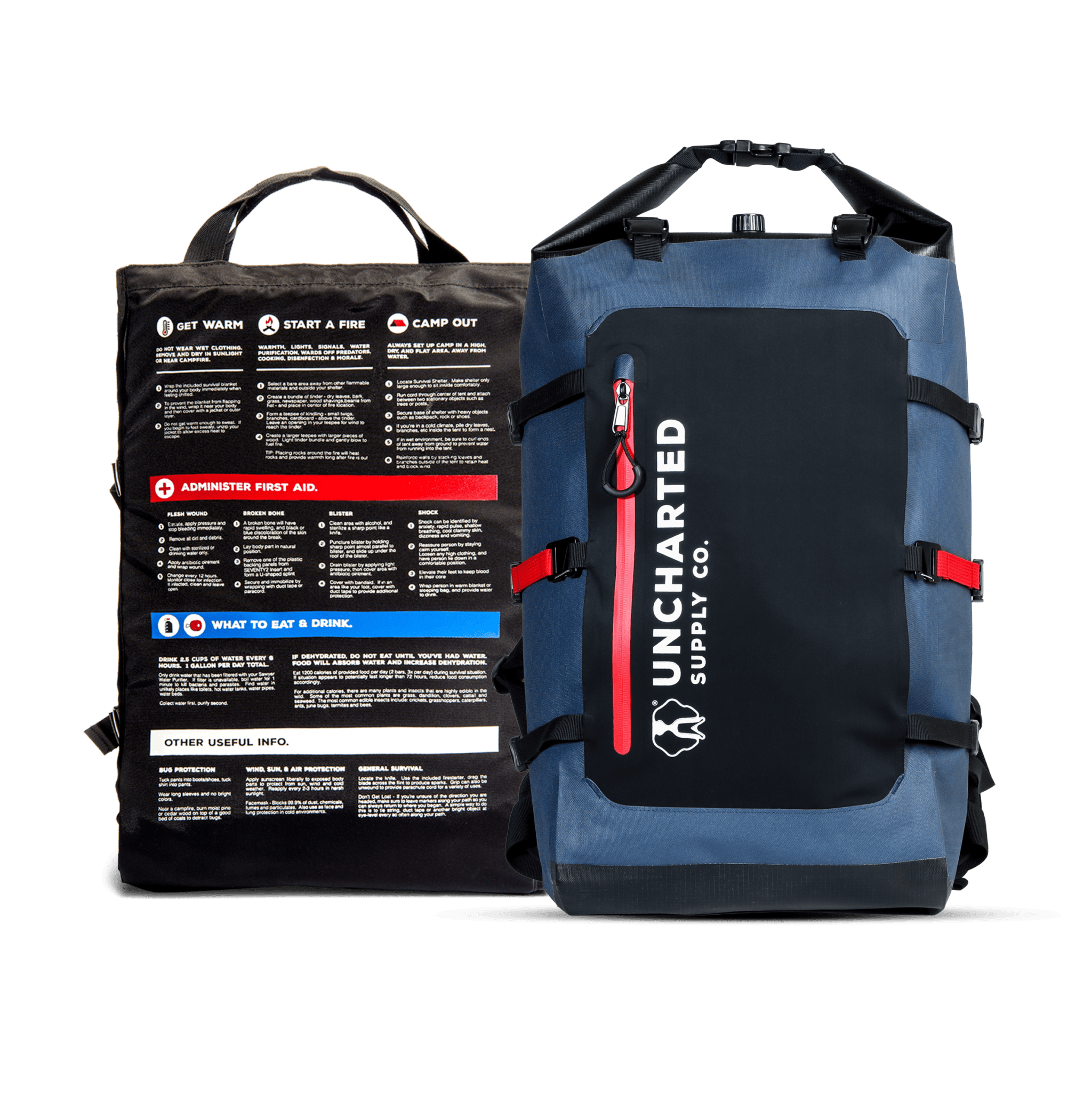 Uncharted Supply Company Survival Kits THE SEVENTY2.0® Pro Survival System Seventy2 Pro Survival System - Professional 72-Hour Emergency Kit for Disaster Preparedness