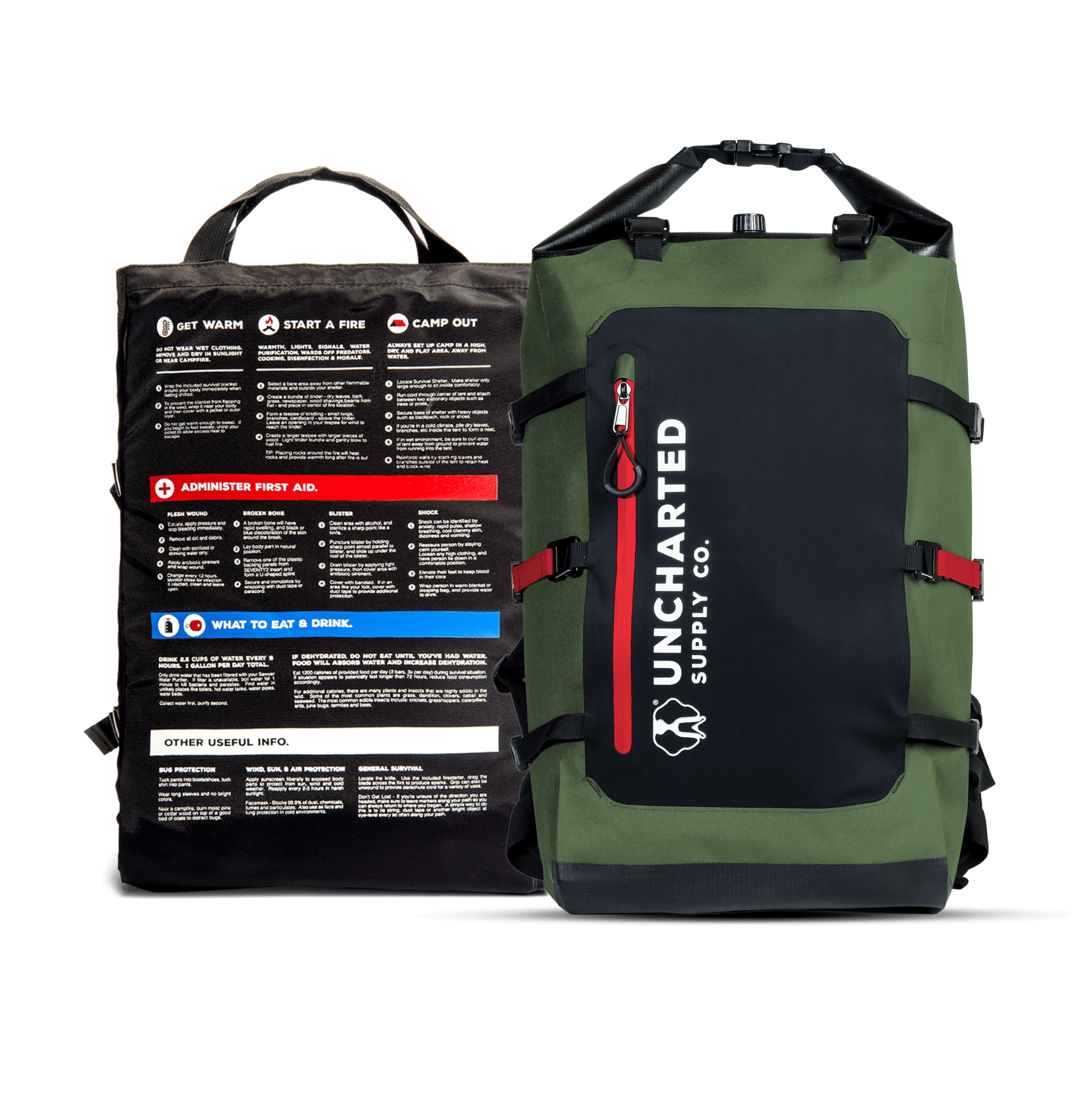Uncharted Supply Company Survival Kits THE SEVENTY2.0® Pro Survival System Seventy2 Pro Survival System - Professional 72-Hour Emergency Kit for Disaster Preparedness